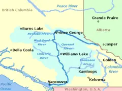 Fraserriverbritishcolumbia Location