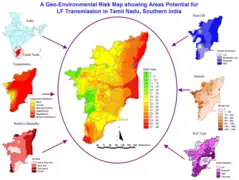 Geographic Environmental Risk Map Tamil Nadu