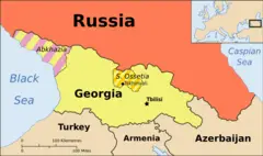 Georgia, Ossetia, Russia And Abkhazia