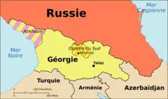 Georgia, Ossetia, Russia And Abkhazia (fr)