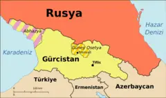 Georgia, Ossetia, Russia And Abkhazia (tr)