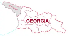 Georgia Abkhazeti Map