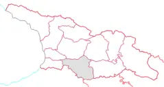Georgia Samtskhe Javakheti Map