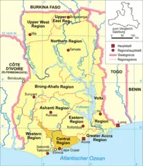 Ghana Karte Elmina