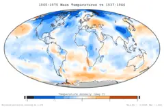 Global Cooling Map