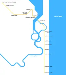 Goldcoast Metro Map