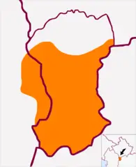 Gora Region Map Blank