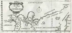 Greenland Map 17th Century
