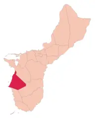 Guam Map Agat