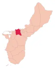 Guam Map Asan Maina