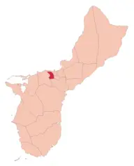 Guam Map Hagatna Heights