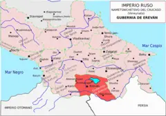 Gubernias Del Caucaso  Gubernia De Erevan  Imperio Ruso 1