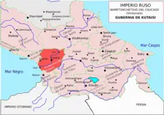 Gubernias Del Caucaso  Gubernia De Kutaisi  Imperio Ruso