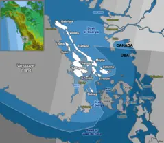 Gulf Islands Map