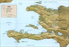 Haiti Map Physical