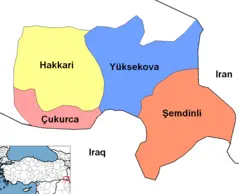 Hakkari Districts