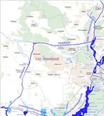Havelkanal Karte Der Berliner Wasserstrassen