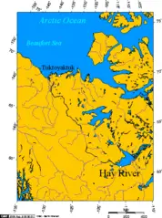 Hay River Connection To the Arctic Ocean