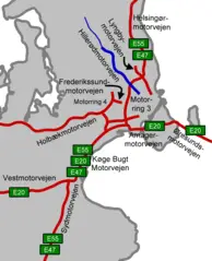 Hillerodmotorvejen Motorways Copenhagen