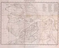 Historical Map Saint Petersburg (1828)