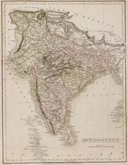 Historical Map India (1808)