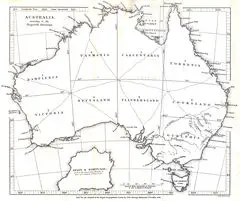 Historical Map of Australia (1923)