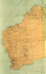 Historical Map of Western Australia