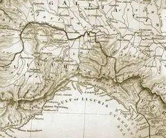 Historical Map of Liguria
