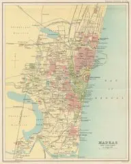 History Map of Chennai