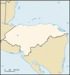 Honduras Map Blank