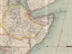 Horn of Africa Map Around 1900