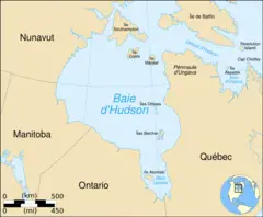 Hudson Bay Map Fr