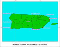 Hurricane Warning Breakpoints (puerto Rico)