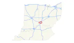 I 275 (in Ky Oh) Map