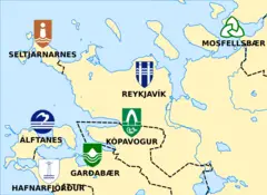 Iceland Capital Region Municipalities