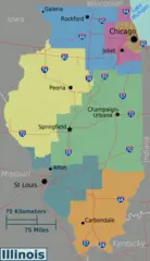 Illinois Regions Map