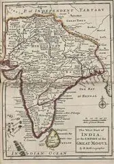 India Historical Map (mogul)