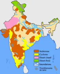 India Naturalhazards Map Fr