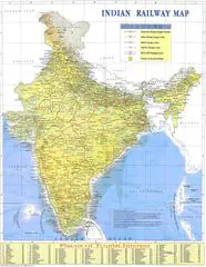 Indian Railways Map 1