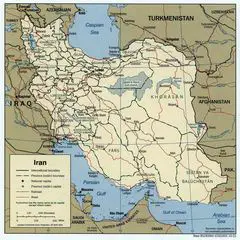 Iran 2001 Cia Map