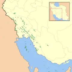Iran Oil Map