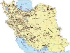 Iran Tourist Map