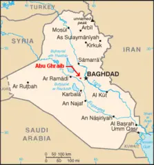 Iraq Map Abu Ghraib