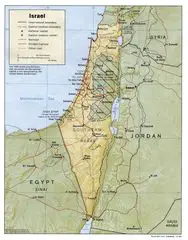 Israel Relief Map Jpeg