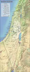 Israel Water Systems Map