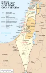 Israel West Bank Gaza Strip And Golan Heights