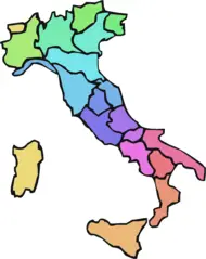 Italia Regioni Color