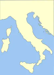 Italy Blank Map