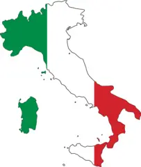 Italy Looking Like the Flag