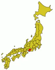 Japan Prov Map Mikawa